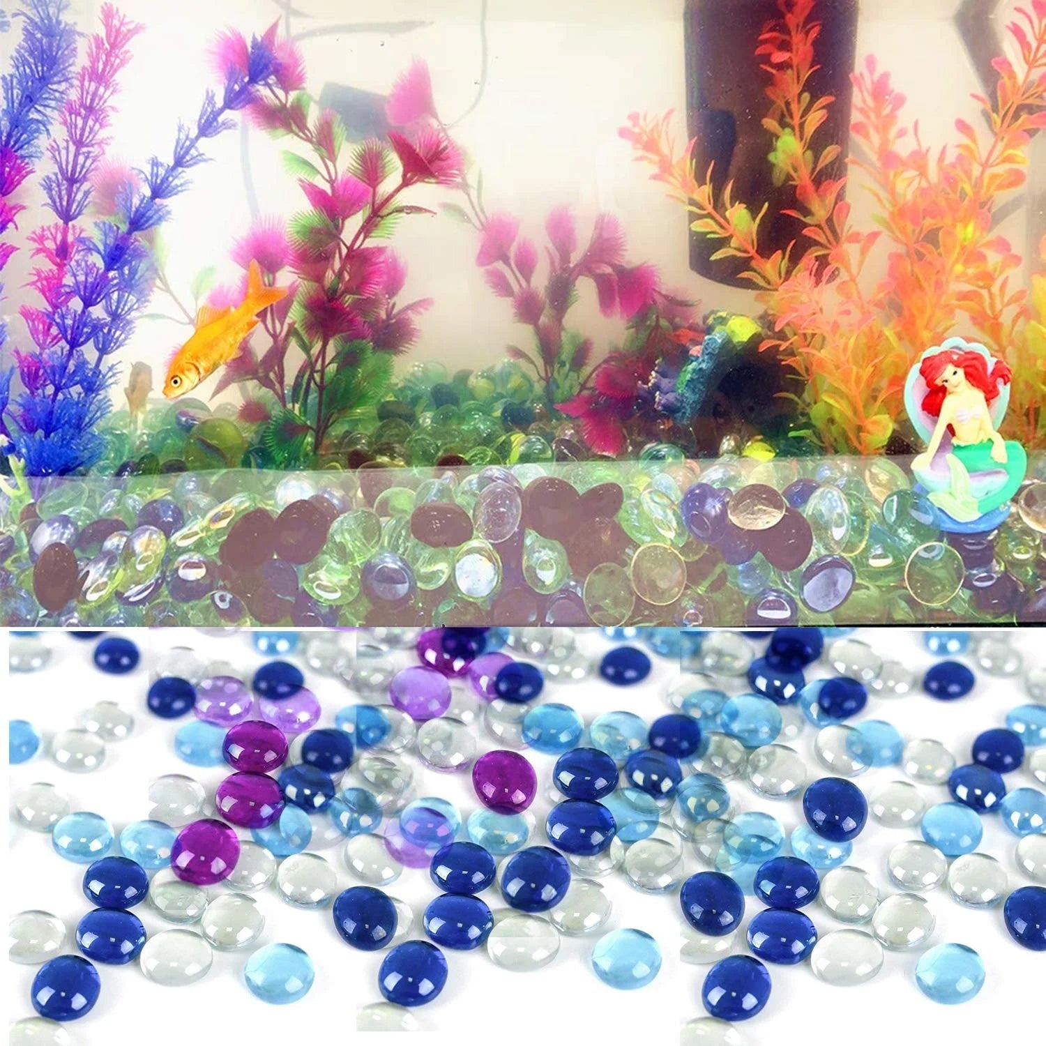 Multi-Color Decorative Stone for Garden / Lawn / Aquarium Fish Tank Gravel / Flower Pots Decoration Pebbles for Fish Bowl & All Purpose Attractive Stone Set Multi-Color Decorative Stone for Garden / Lawn / Aquarium Fish Tank Gravel / Flower Pots Decoration Pebbles for Fish Bowl & All Purpose Attractive Stone Set